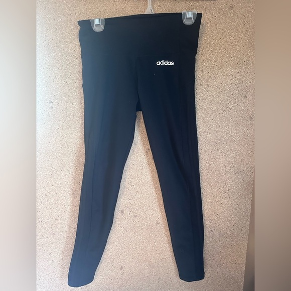 Adidas Classic Black Leggings Size Small - Picture 1 of 8